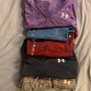 5 Under Armour Short Sleeve Shirts